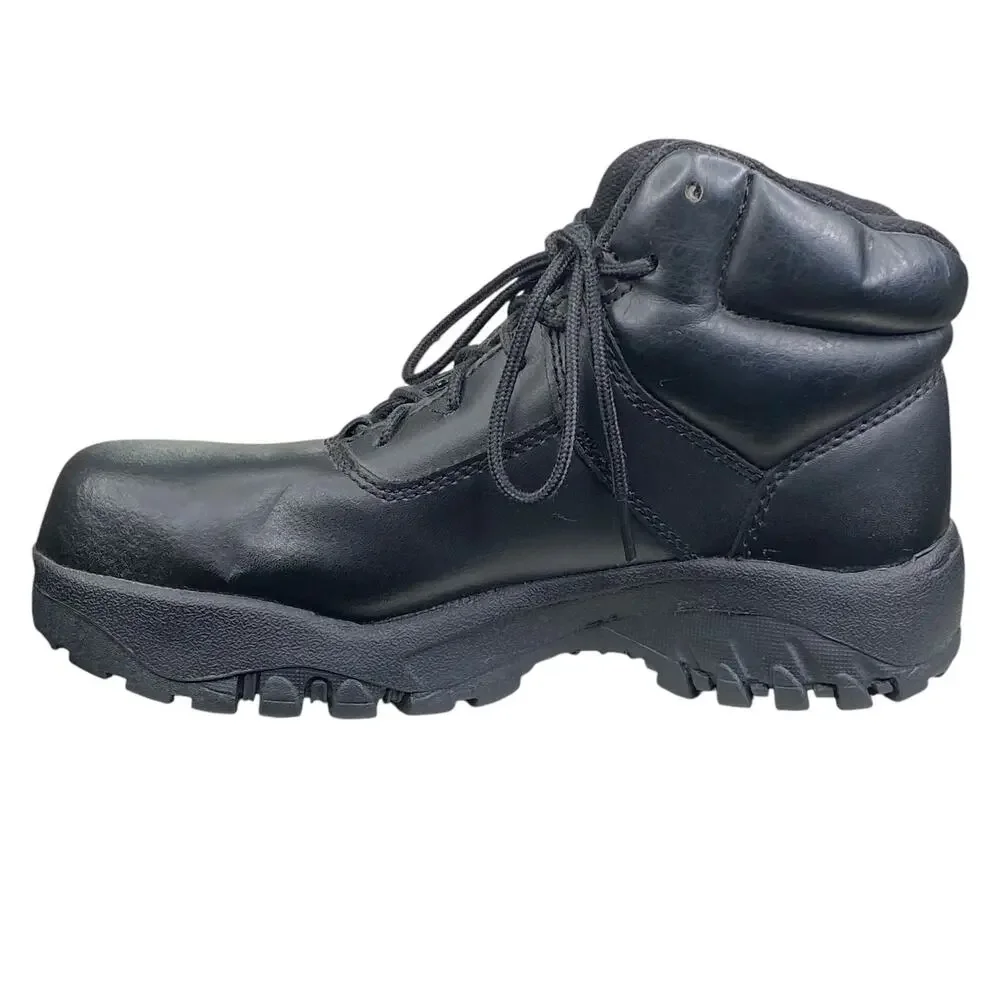 Worx X Red Wing Men’s Copper Black Leather Safety Toe Boot Size US 7.5